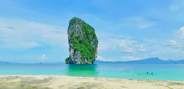 A rock pinnacle off Poda Island