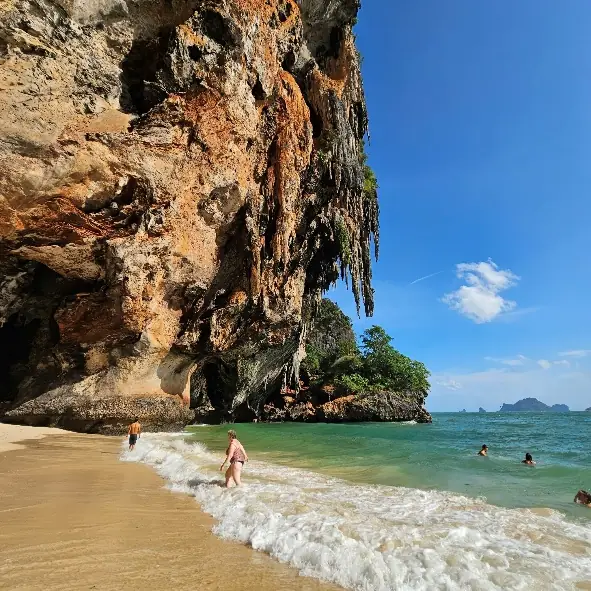 Limestone cliff at Phra Nang Beach