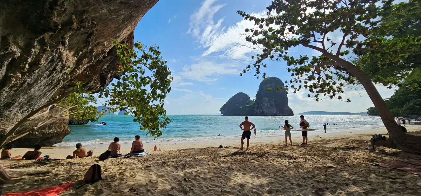 View out of Phra Nang Cave, Railay