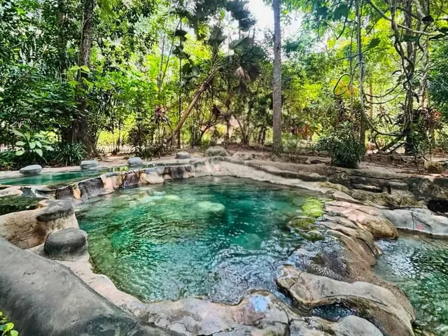 A clear pool in the forest, Krabi